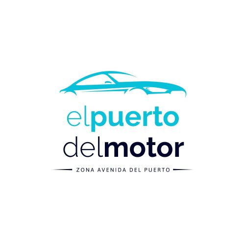 logotipo puerto del motor blanco 61